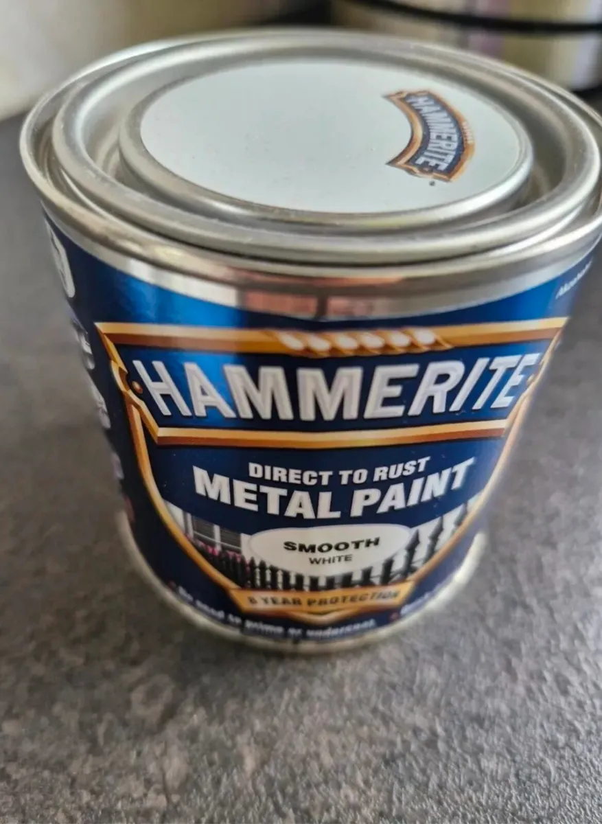 Hammerite paint smooth white 250ml