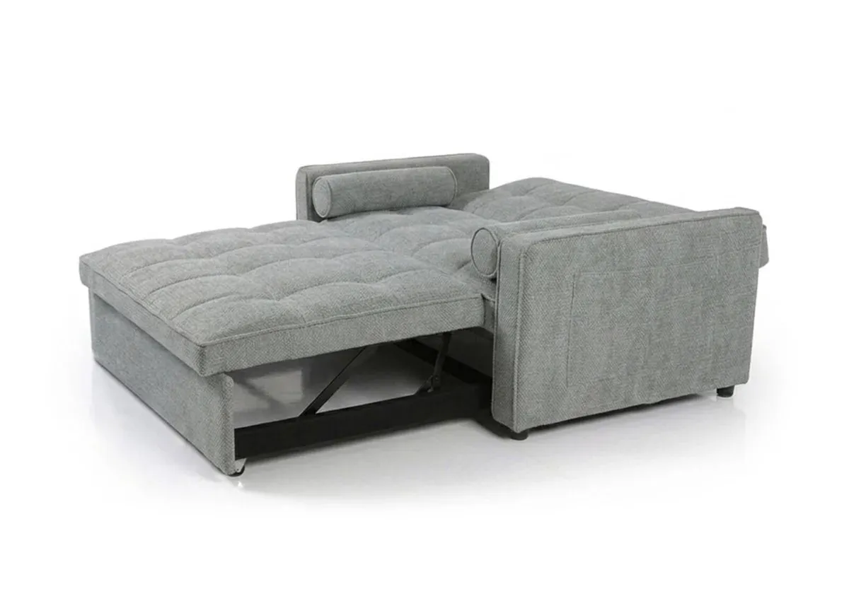 🛋️ Small Grey Sofa Bed – Only 118cm Wide - Image 2