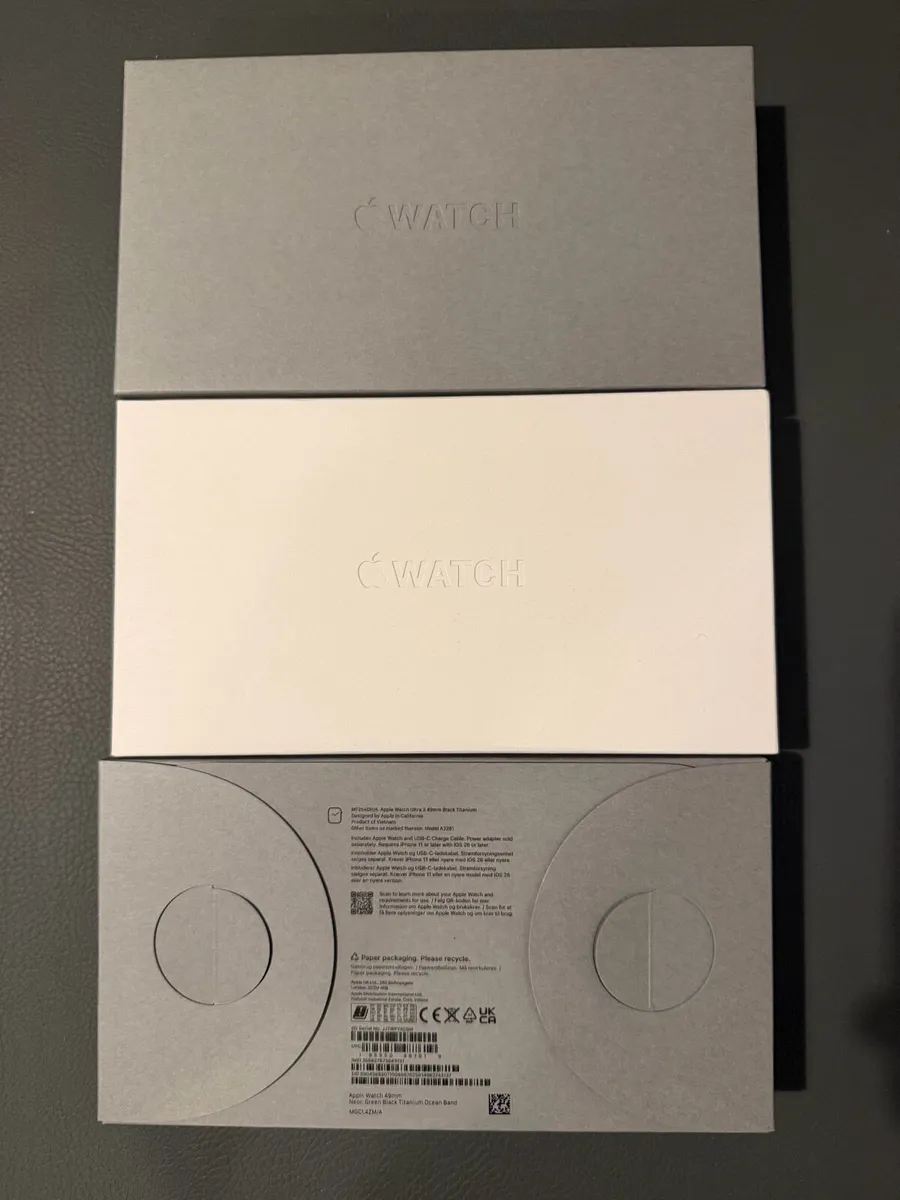 Apple Watch Ultra 2&3 Black Sealed 1y Warranty