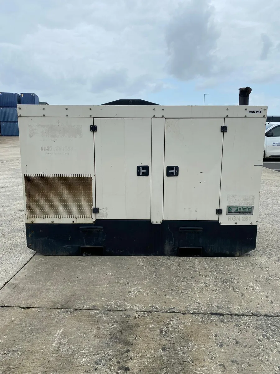 2017 BRUNO GX112FE3 100KVA 3PH SILENCED GENERATOR - Image 1