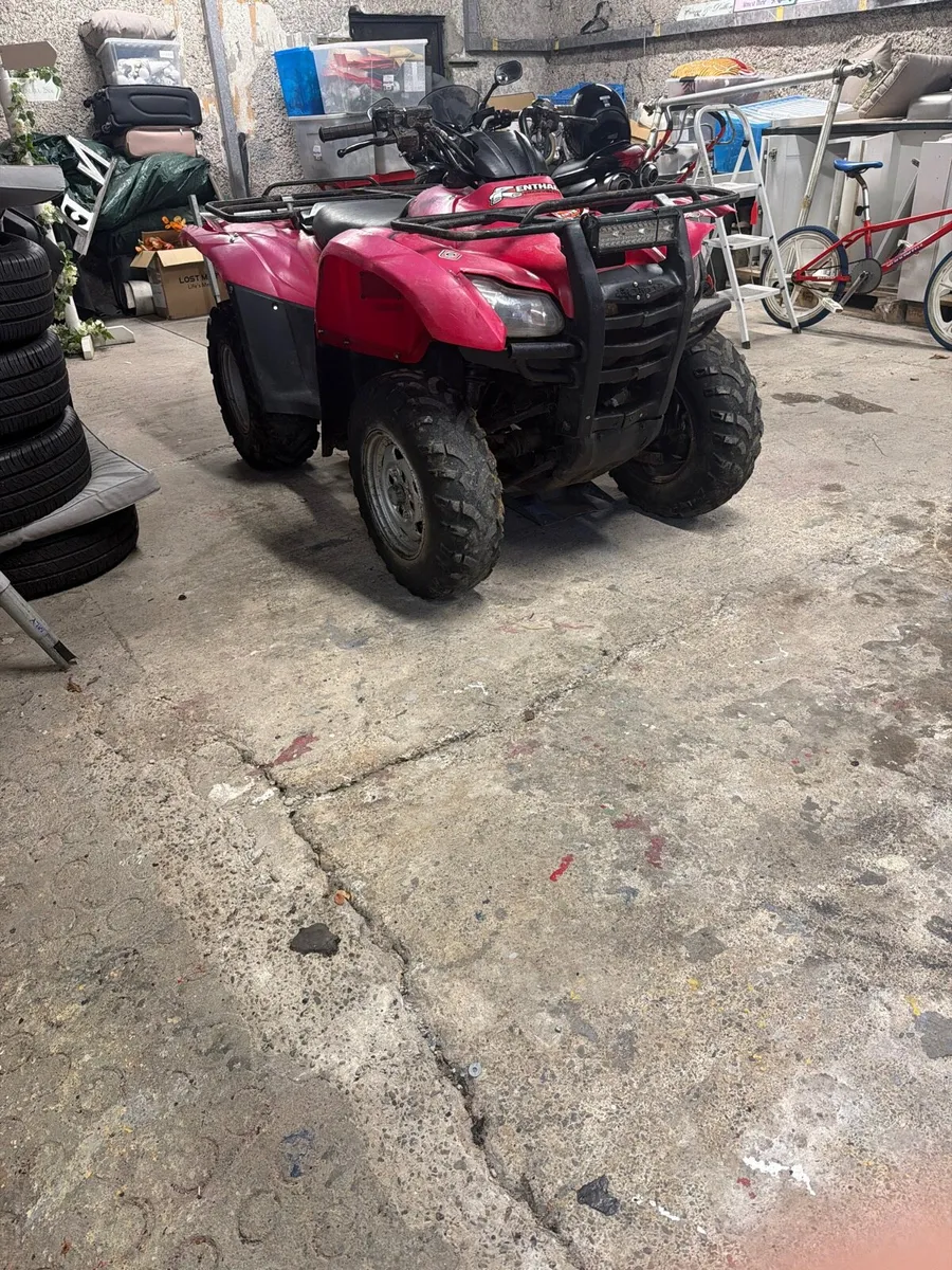 2008 Honda Trx 420 cc farm quad bike:4 wd - Image 1