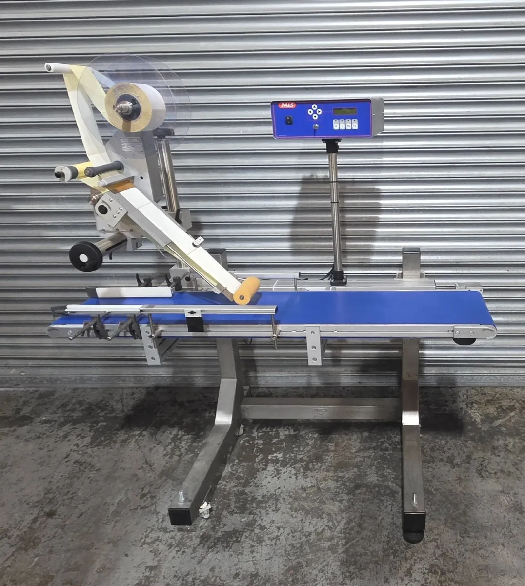 PALS Top Label Applicator and Belt Conveyor - Image 1