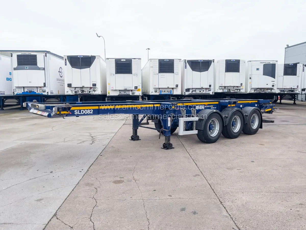 (5) 2021 DENNISON SLIDING SKELETAL TRAILERS - Image 3