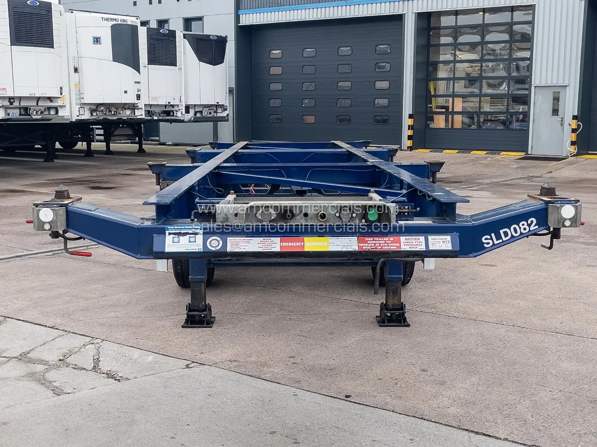 (5) 2021 DENNISON SLIDING SKELETAL TRAILERS - Image 2