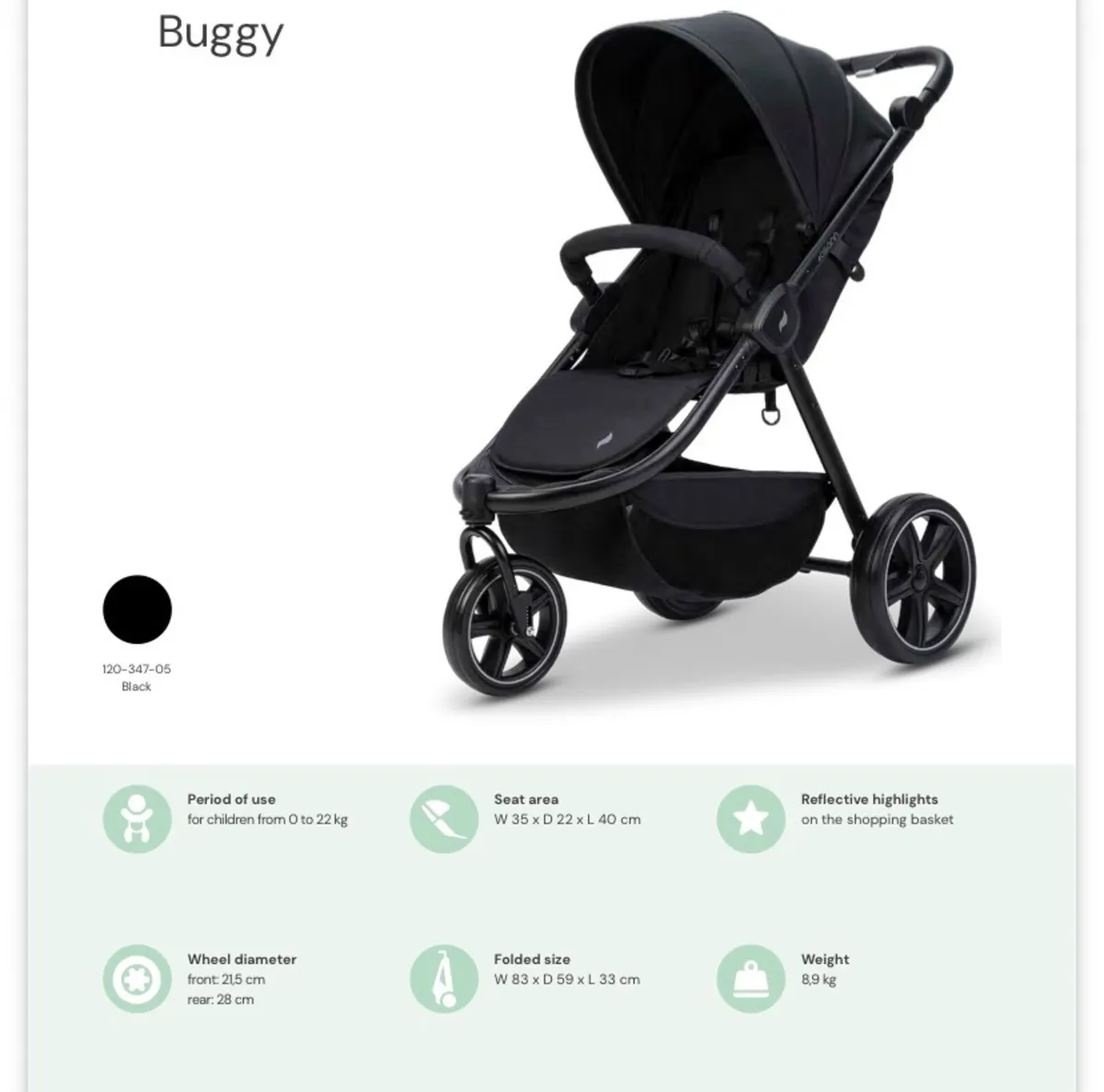 Buggy - travel - osannn boogy travel system - Image 3
