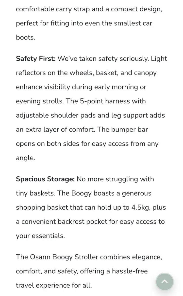 Buggy - travel - osannn boogy travel system - Image 4