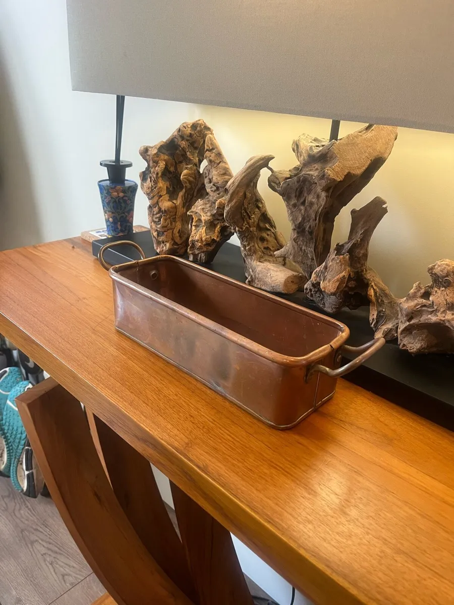 Antique Copper Planter - Image 1