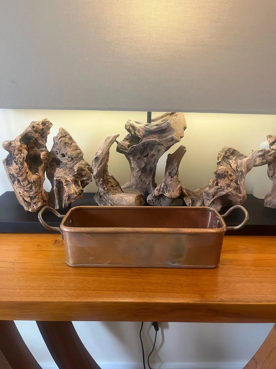 Antique Copper Planter - Image 2