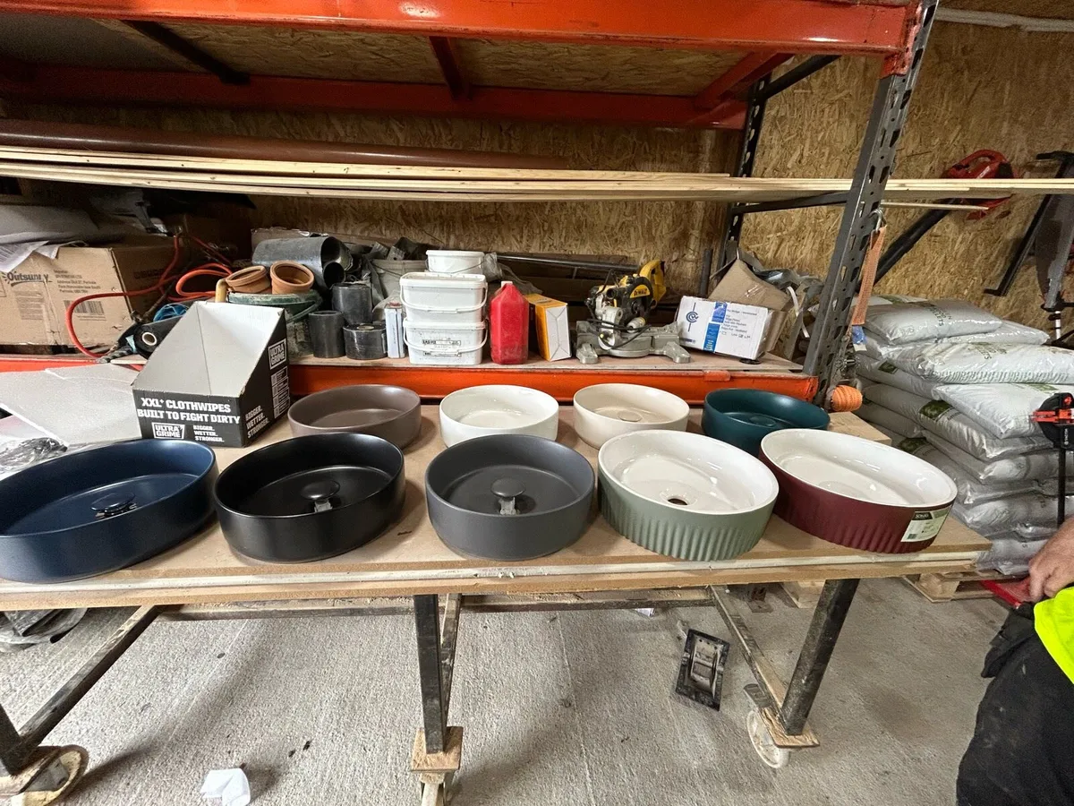 Round countertop wash basin brand new