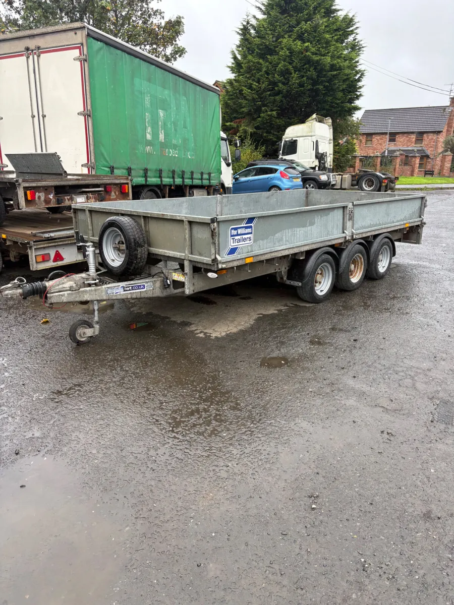 Ifor Williams 14ft dropside trailer - Image 1