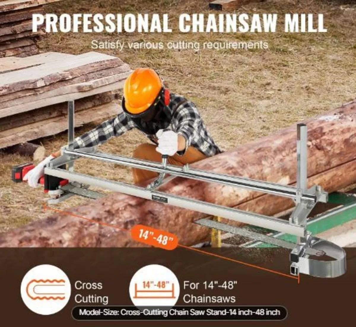 Chainsaw Mill, Portable Sawmill 36 cm-122 cm - Image 1