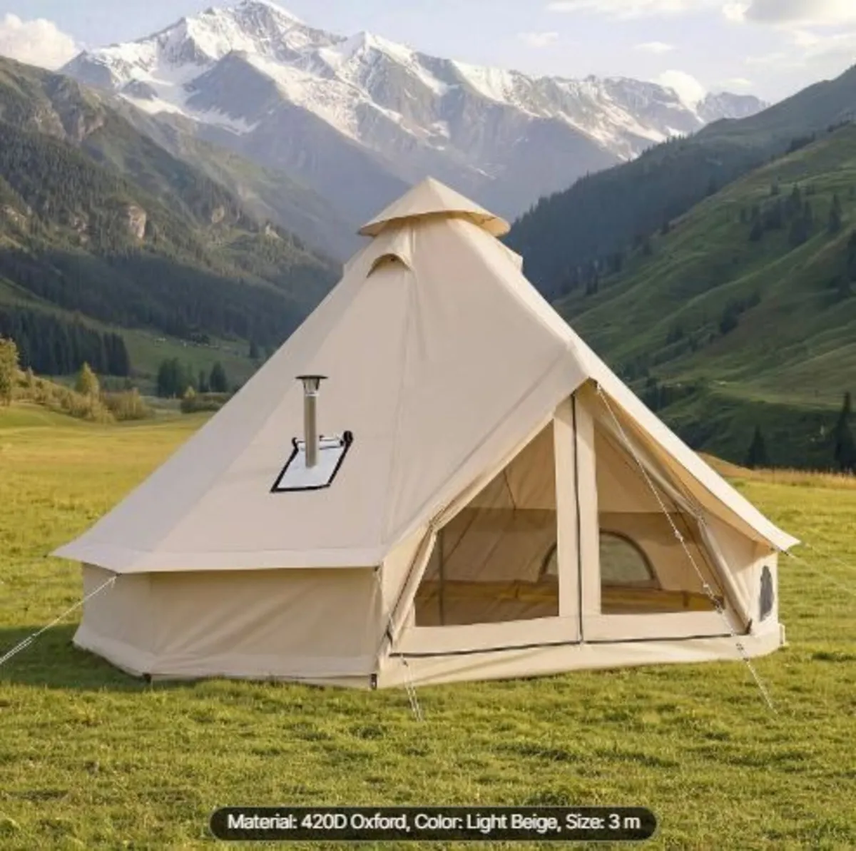 Oxford Bell Tent, 4 Seasons 3 m Yurt - Image 3