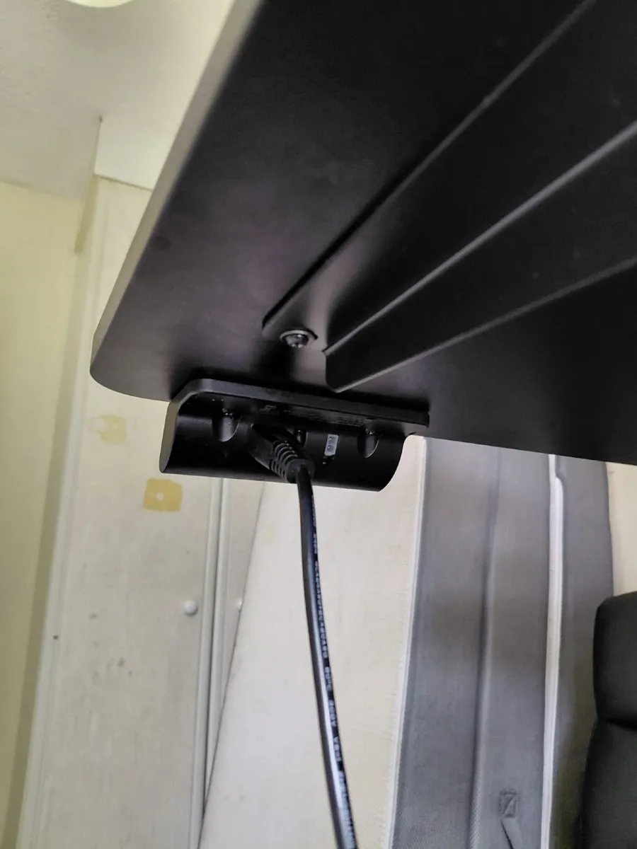 Table, Chair and 2 Monitors - Image 1