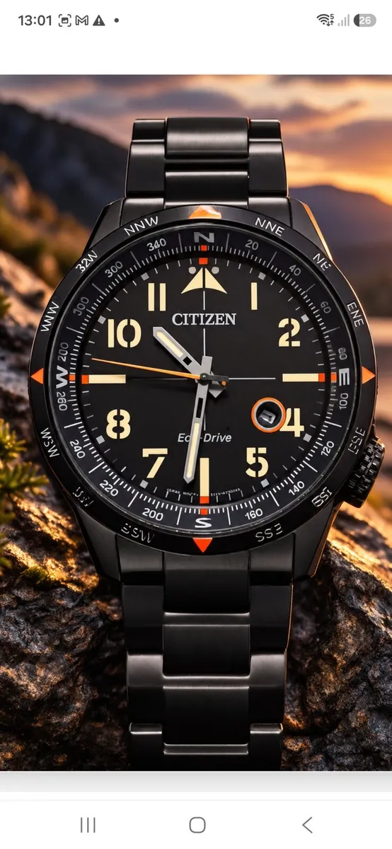 Mens Citizen eco drive Watch as new boxed