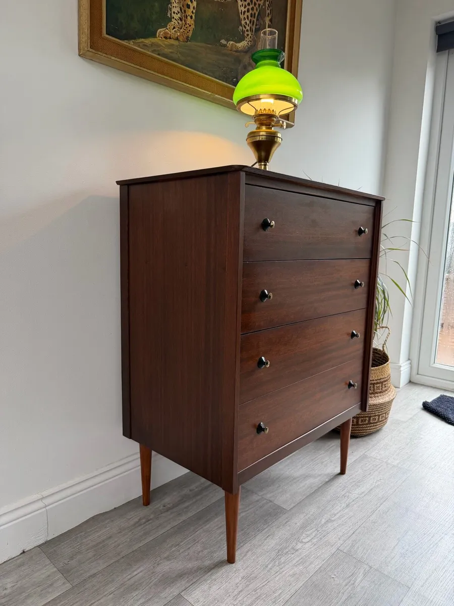 Mid Century Tallboy Chest of Drawers - Image 2
