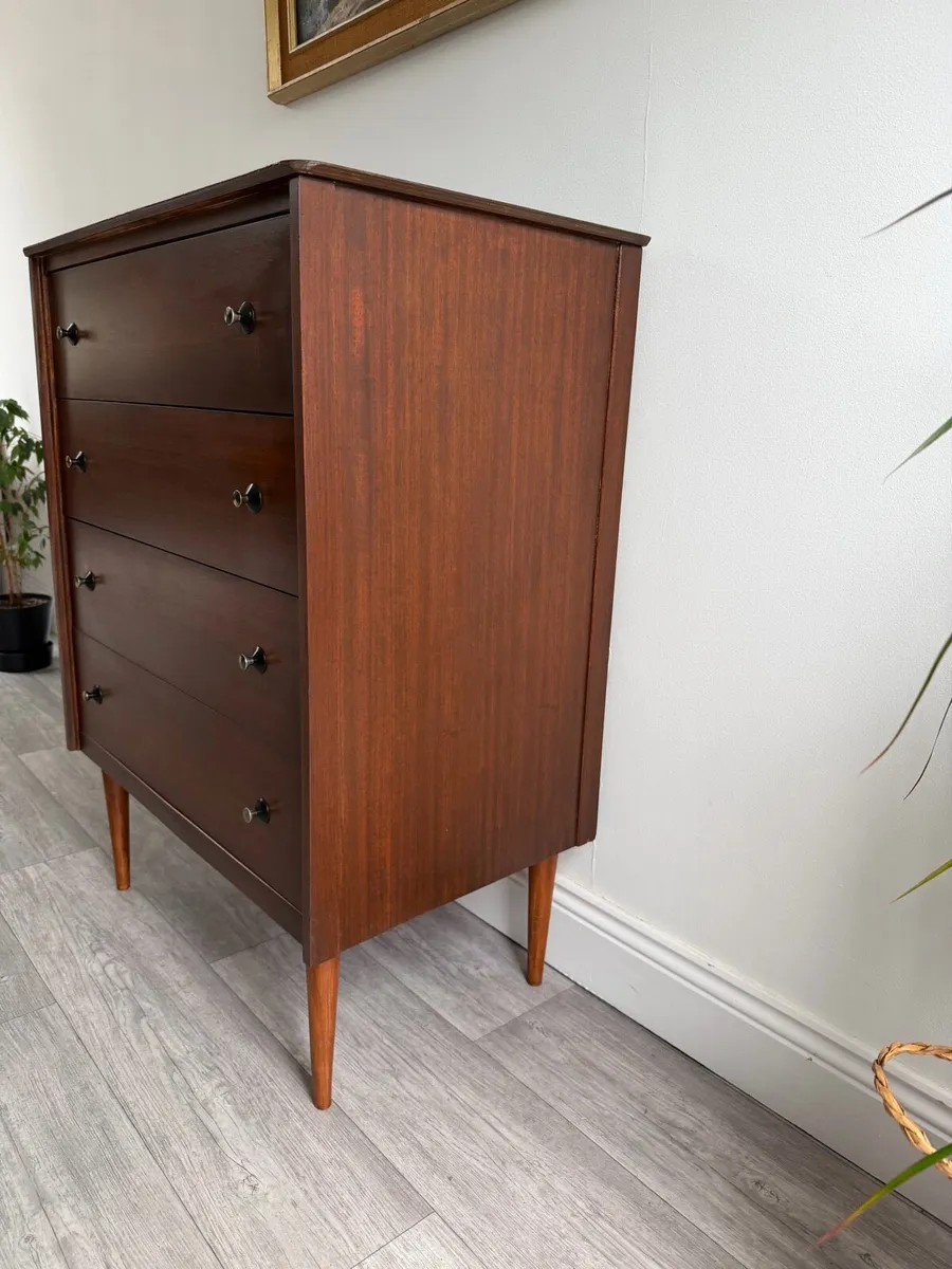 Mid Century Tallboy Chest of Drawers - Image 3
