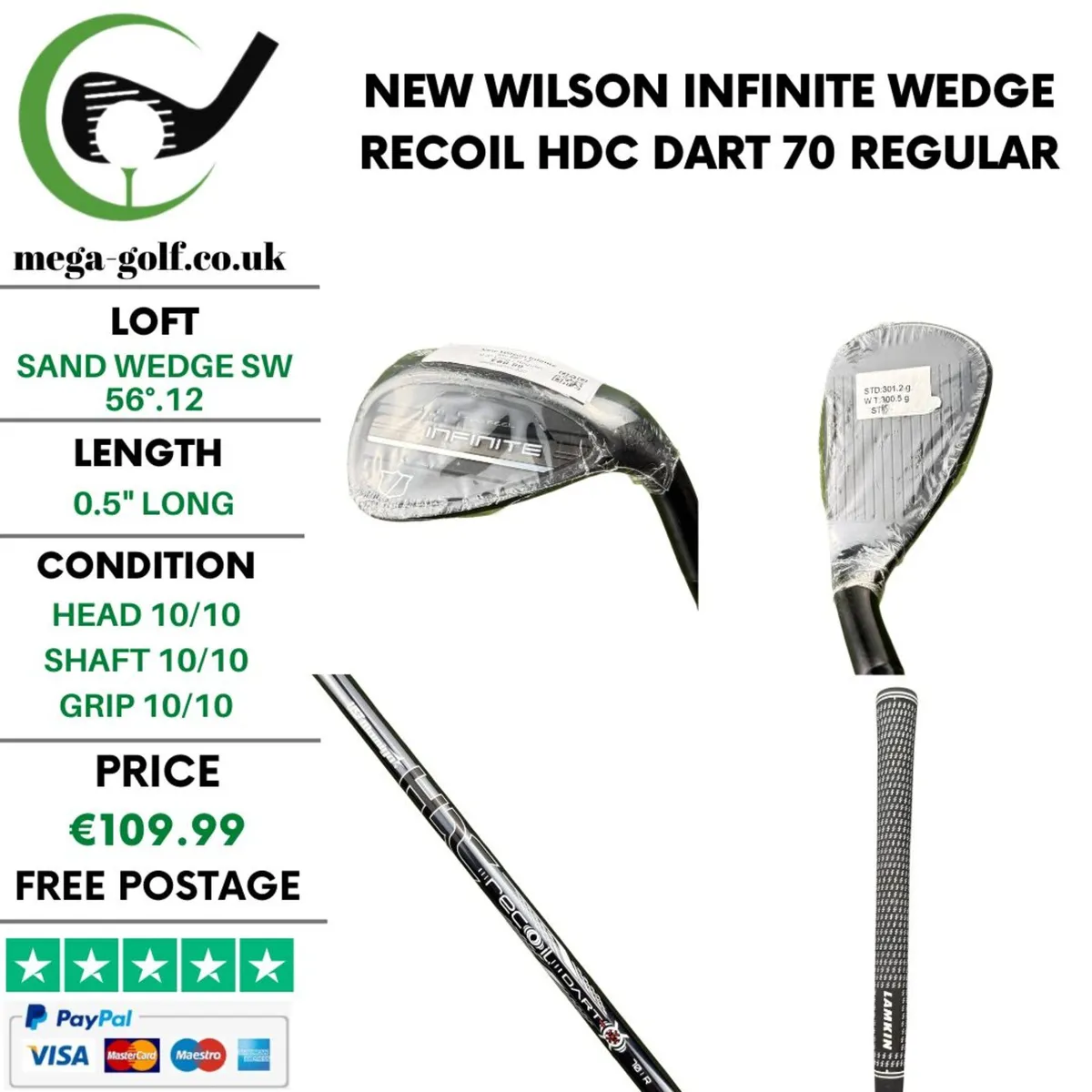 New Wilson Infinite Wedge Sw 56°.12 / Regular - Image 1