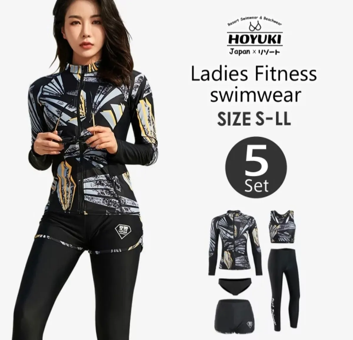 Women Fitness Diving Surfing swimming suit sizeM - Image 1