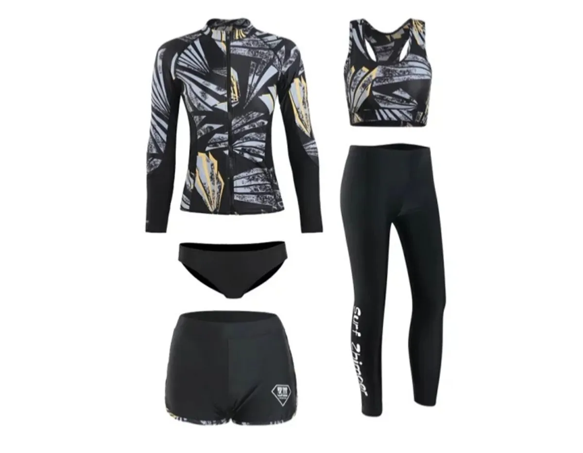 Women Fitness Diving Surfing swimming suit sizeM - Image 3