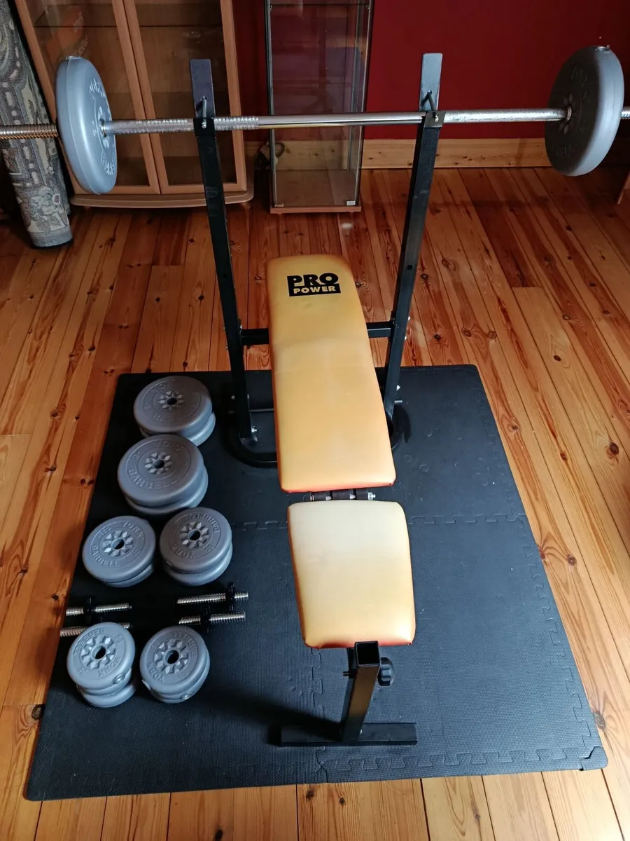 Bench Press Gym Set: Pro Power - Image 1