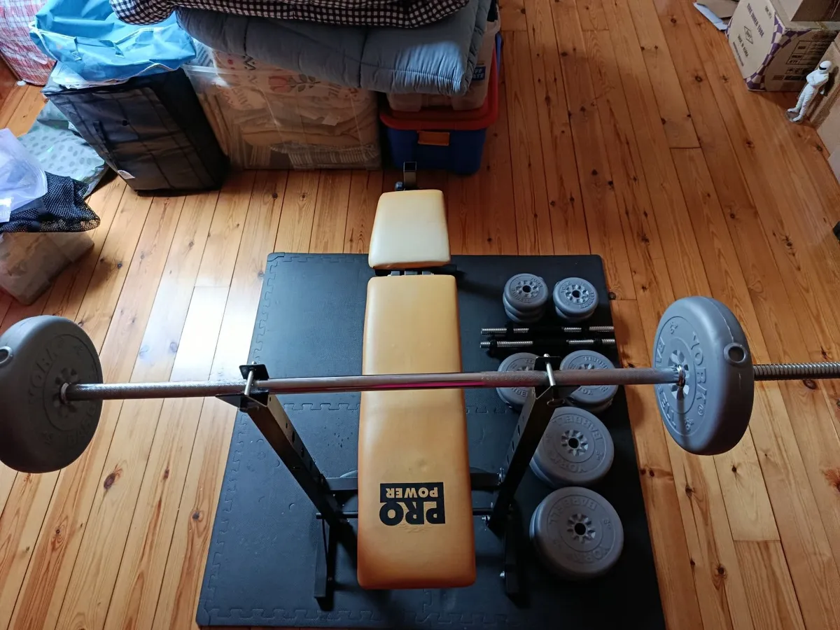Bench Press Gym Set: Pro Power - Image 3