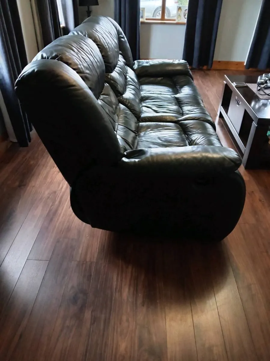 3 piece suite leather - Image 2