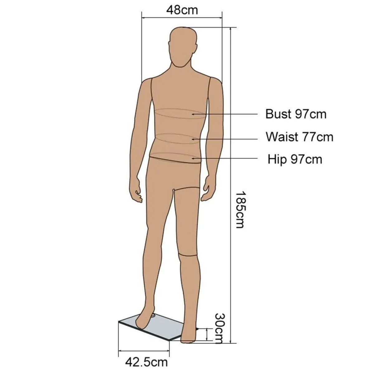 3 x Home or Shop Display Mannequins- FREE Delivery - Image 2