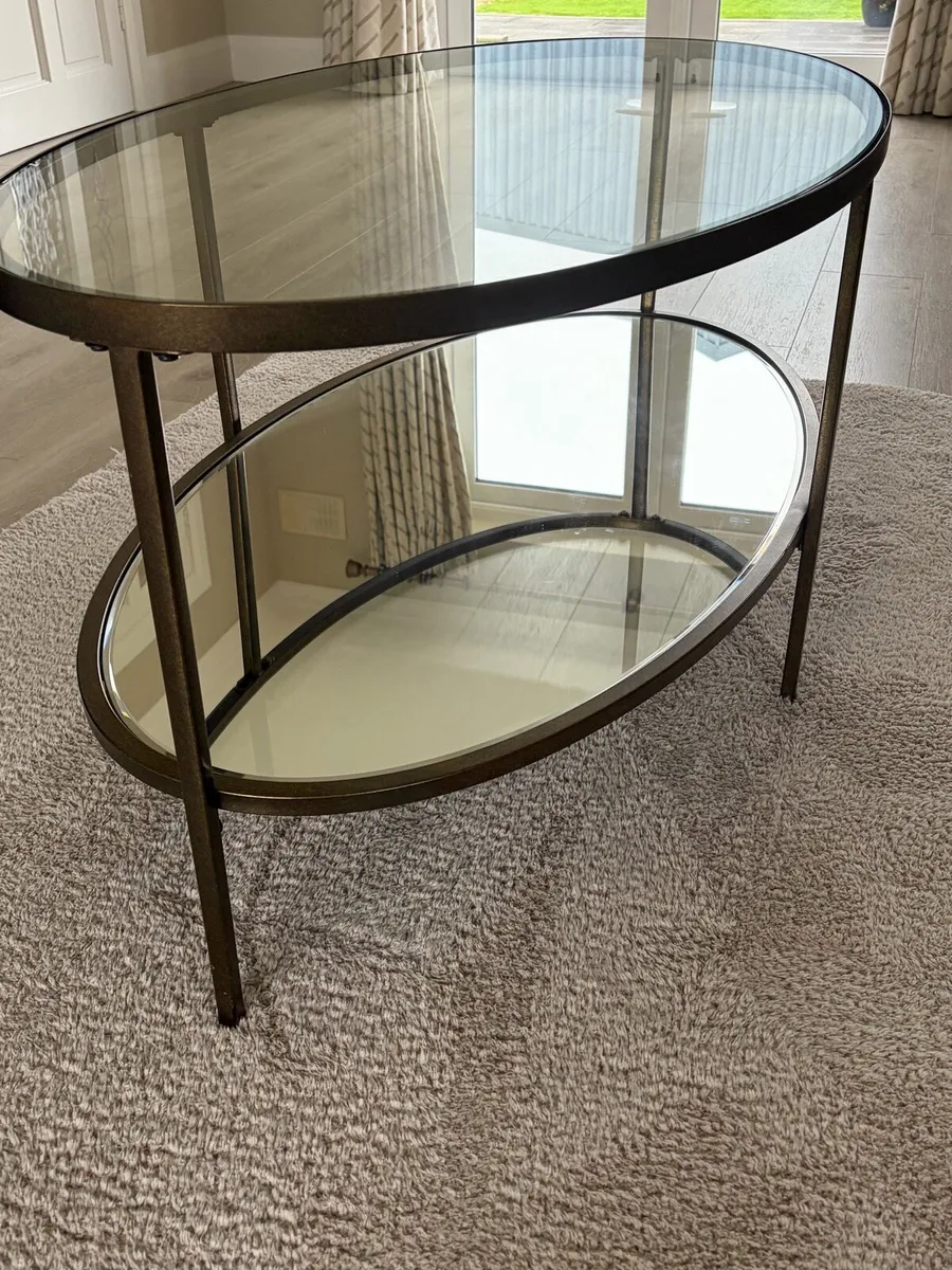 Brody bronze coffee table - Image 1