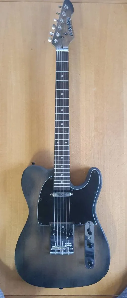 Tobacco burst tele style electric guitar - Image 1