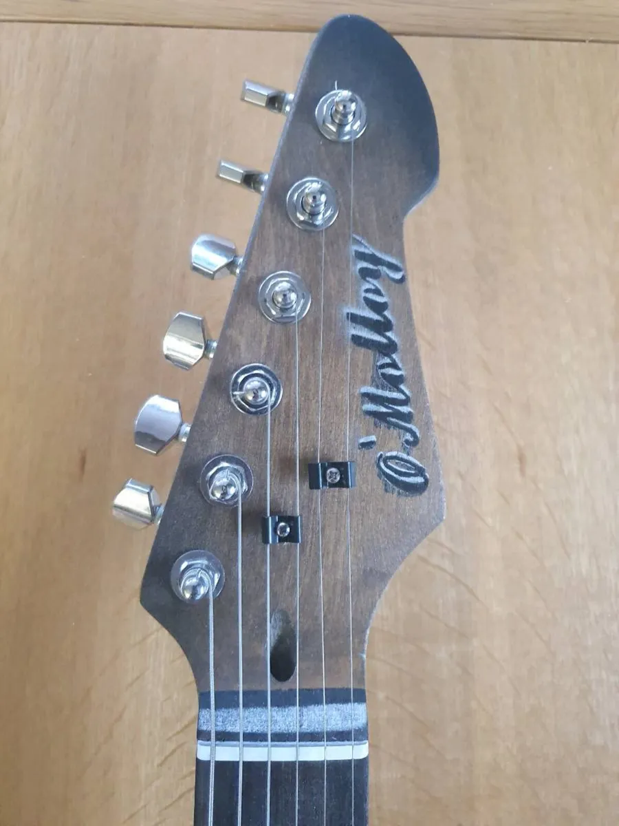 Tobacco burst tele style electric guitar - Image 3