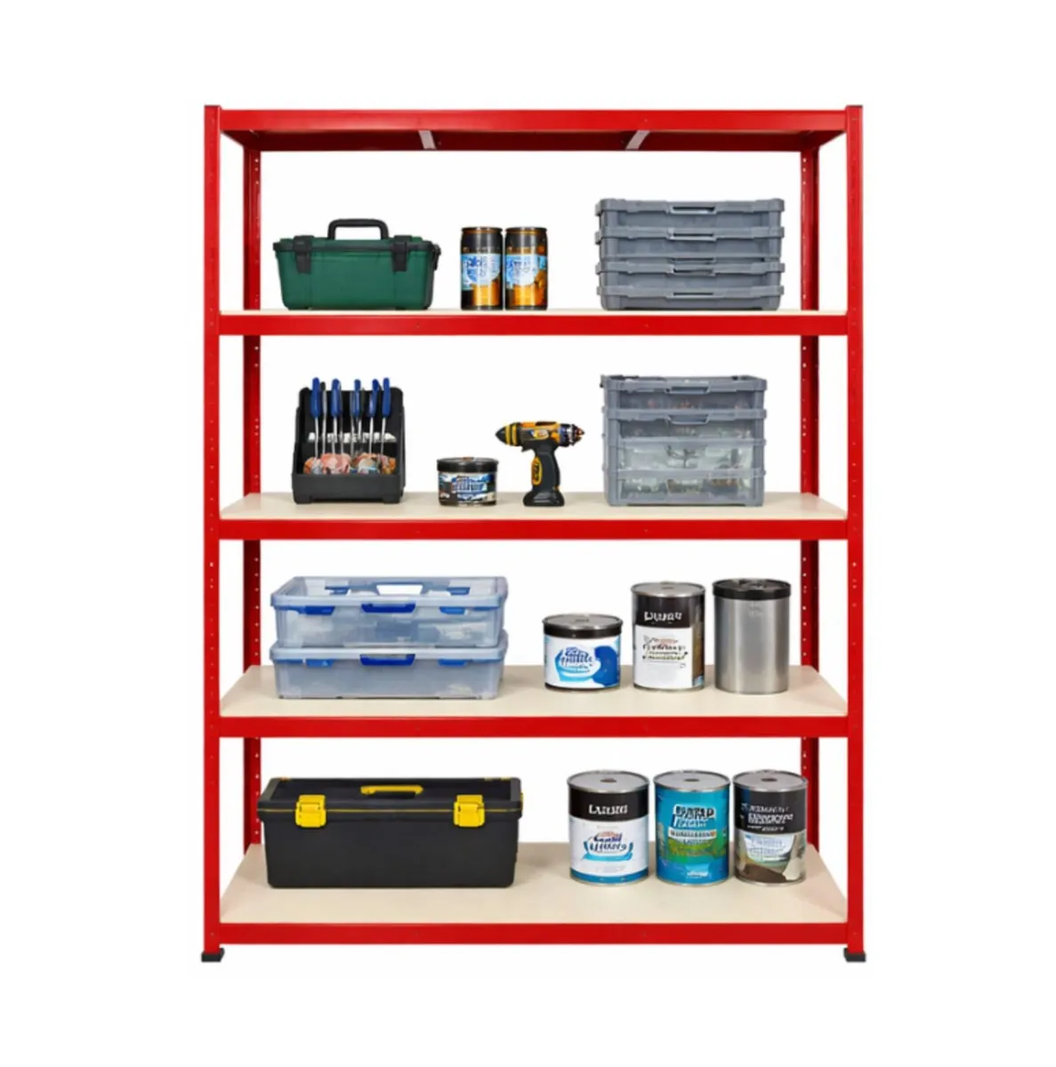 5 tier garage shelving - 1800 x 900 x450mm - Image 2