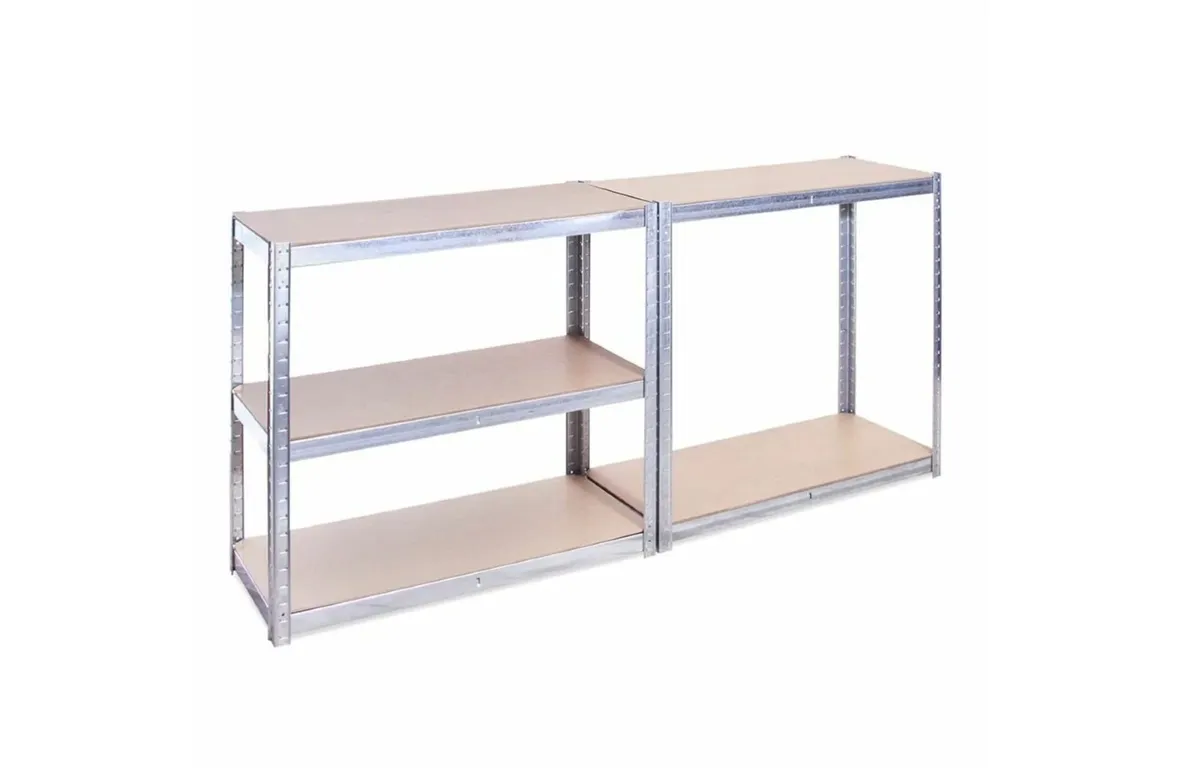 Galvansied 5 tier boltless flatpack shelving - Image 2