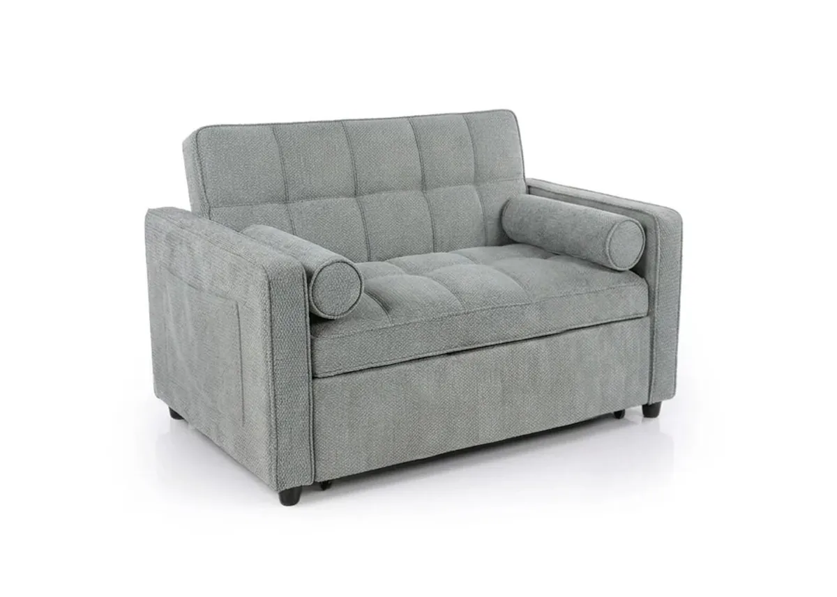 🛋️ Small Grey Sofa Bed – Only 118cm Wide - Image 3