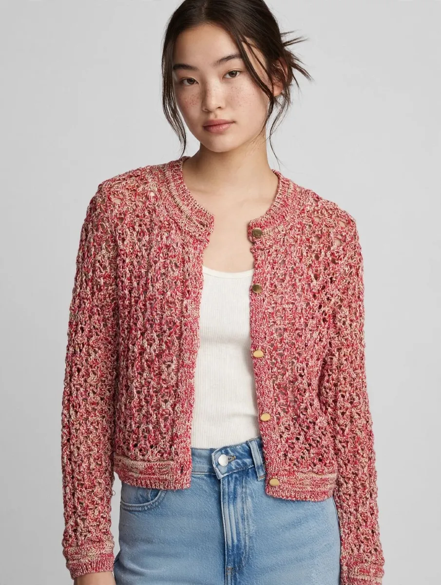 MANGO Crochet Cardigan XS New With Tags - Image 1