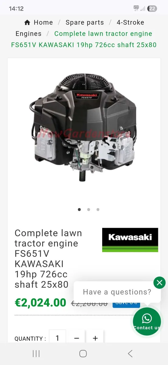 4 ride on lawnmower engines - Image 3