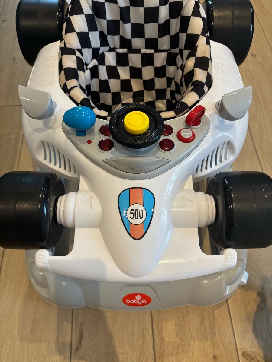 Babylo Racing Car Baby Walker - Image 1
