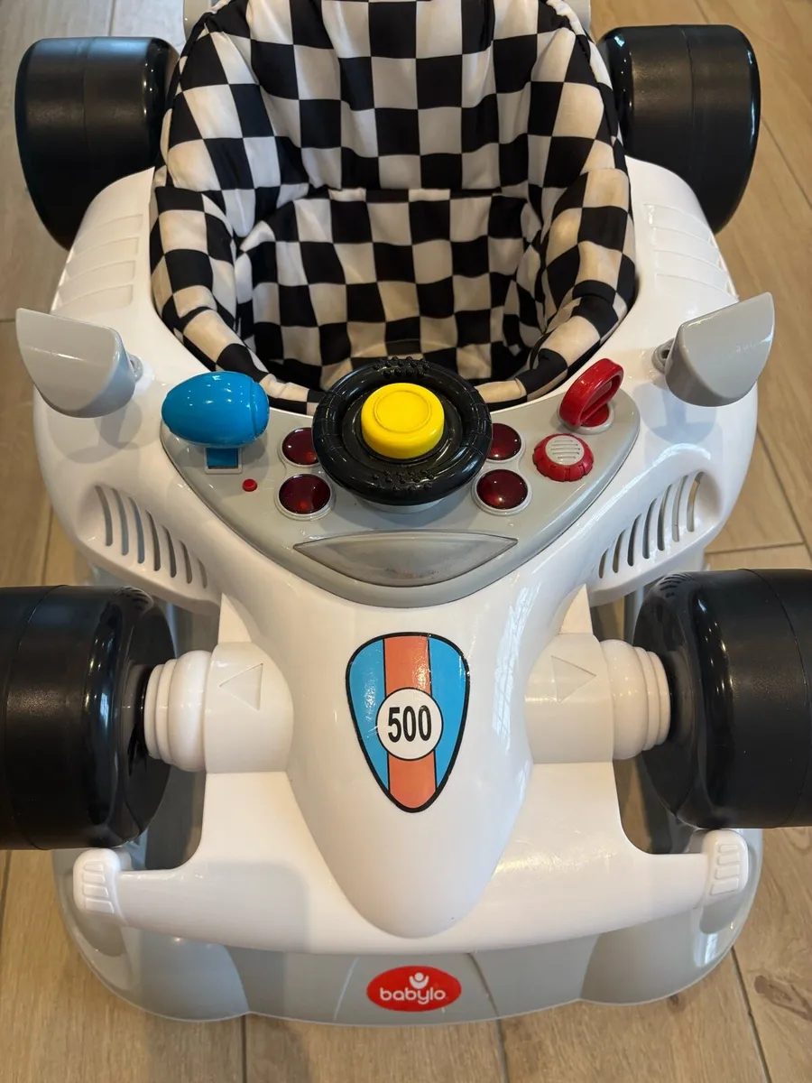 Babylo Racing Car Baby Walker - Image 2