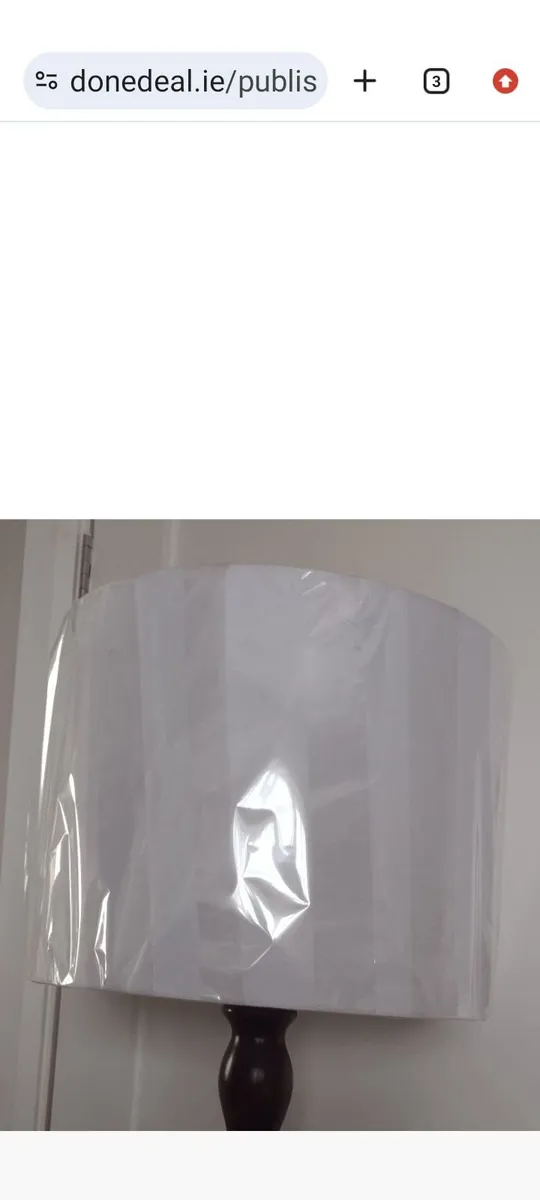 New large white lamp or ceiling shade - Image 3