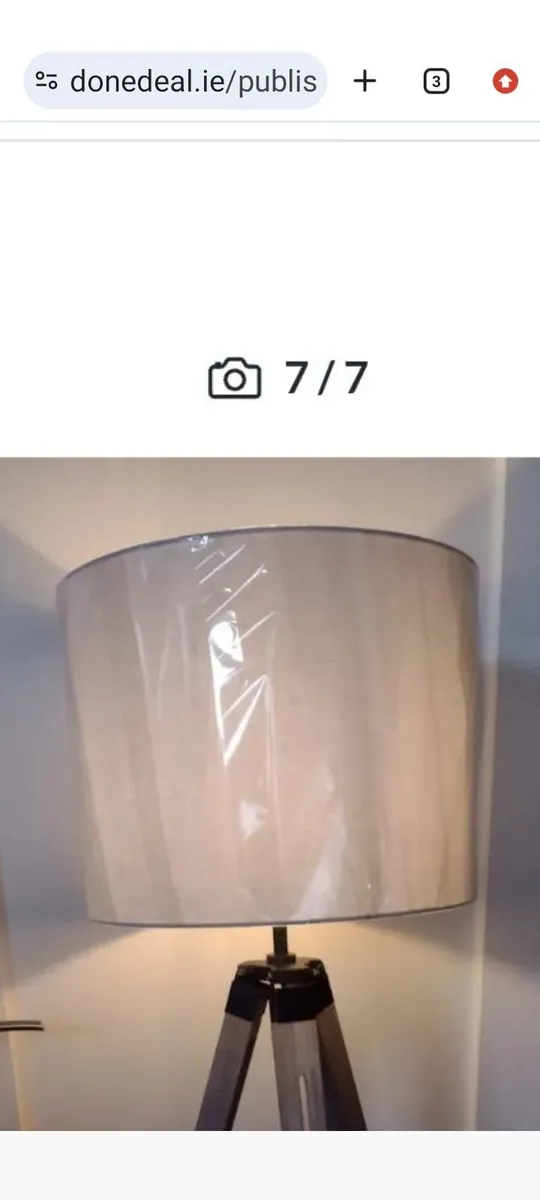 New large white lamp or ceiling shade - Image 2