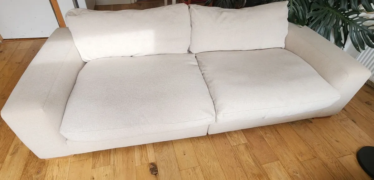 4-Seater Sofa + Storage Footstool - Image 1