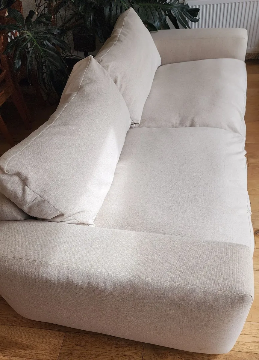 4-Seater Sofa + Storage Footstool - Image 4
