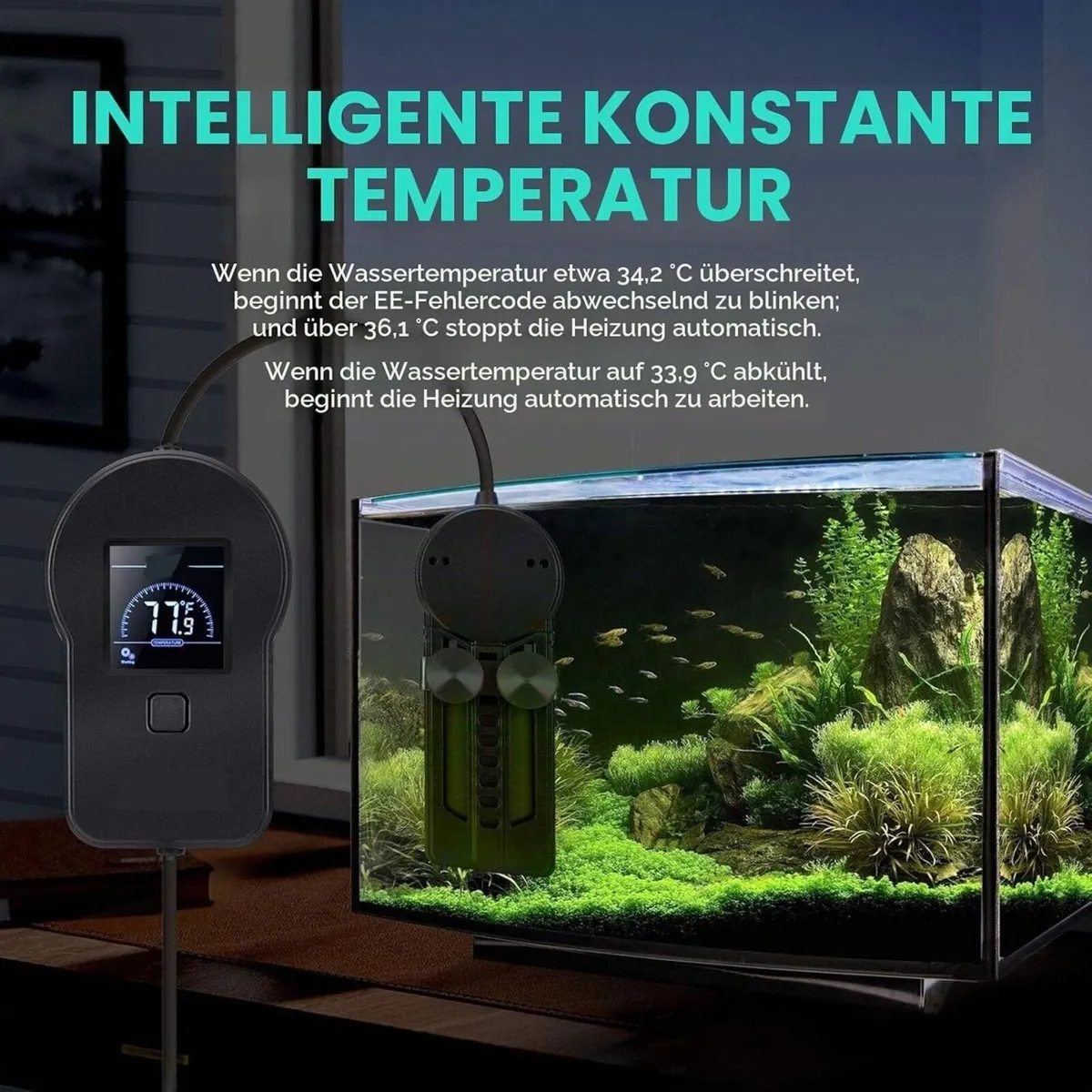800W Underwater Aquarium Water Heater - Image 2