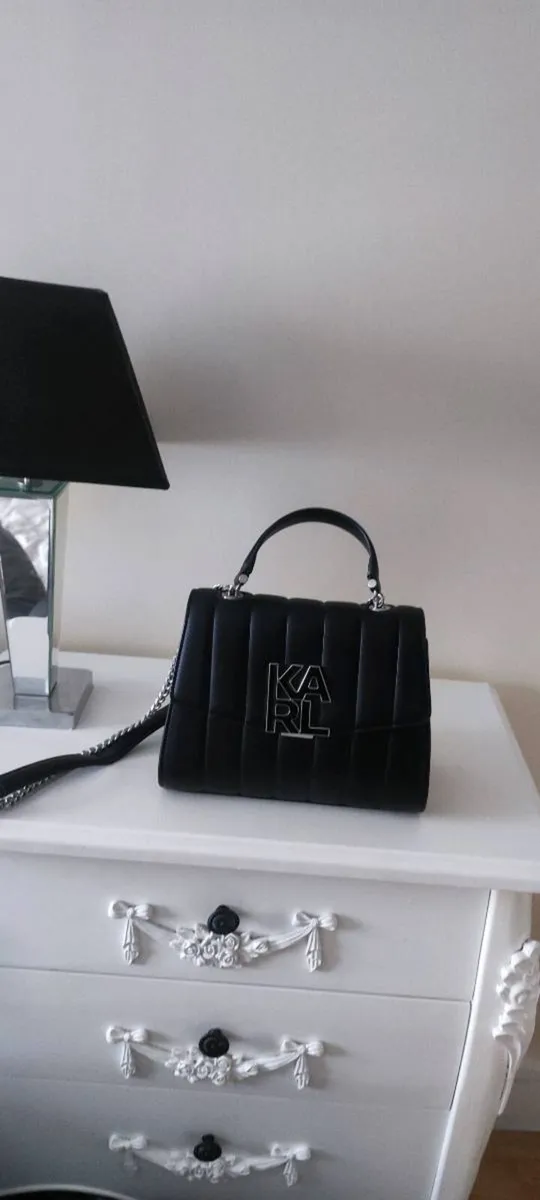 Karl Lagerfeld leather handbag - Image 1