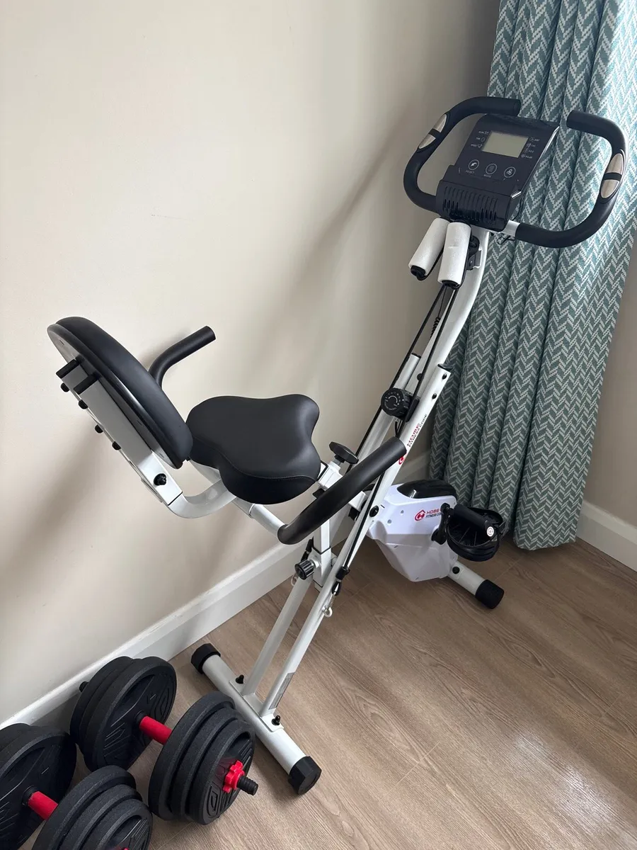 Foldable Exercise Bike, Magnetic Resistance - Image 1