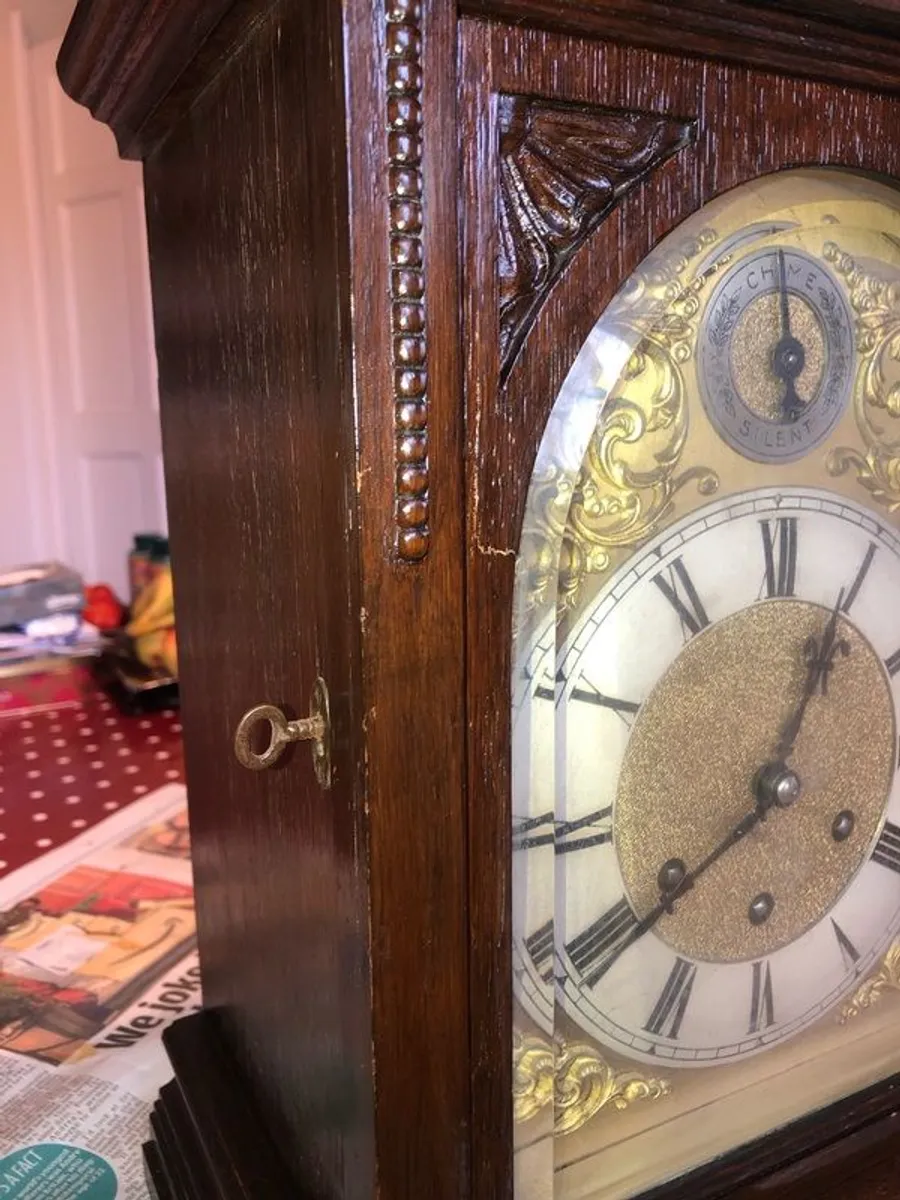 Westminster Chime German Mantel Clock - Image 4
