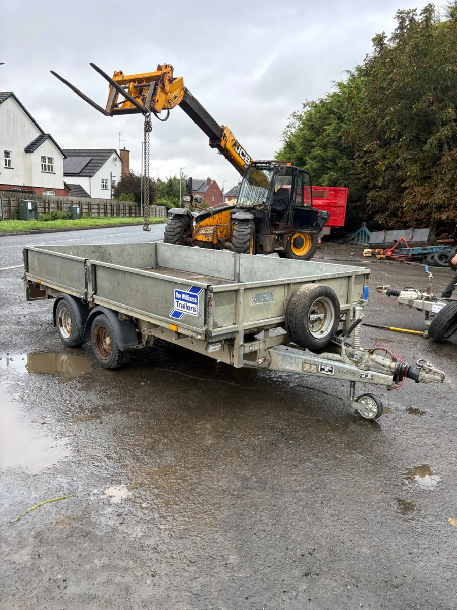 Ifor Williams 12ft dropside trailer - Image 1