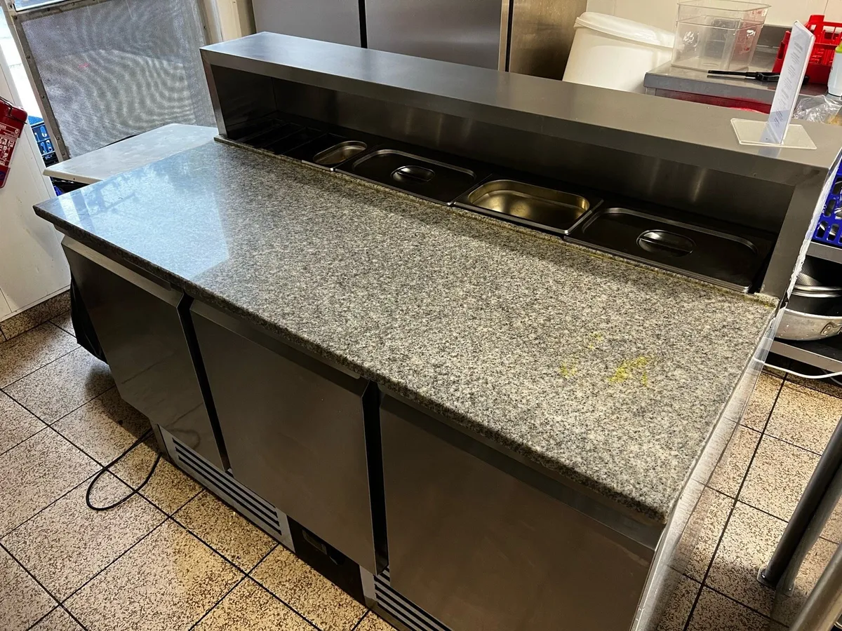 3 Door Pizza Fridge - Image 1