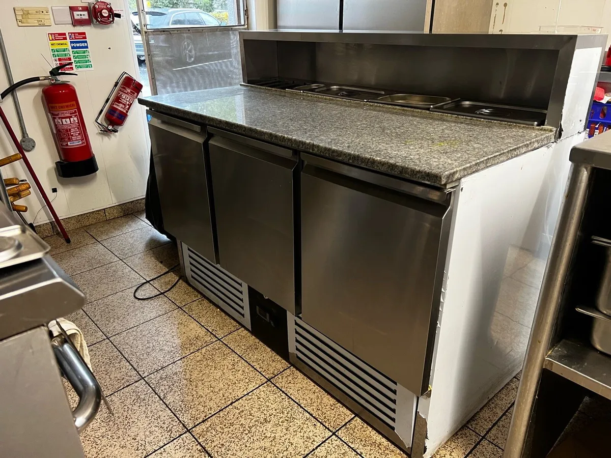 3 Door Pizza Fridge - Image 2