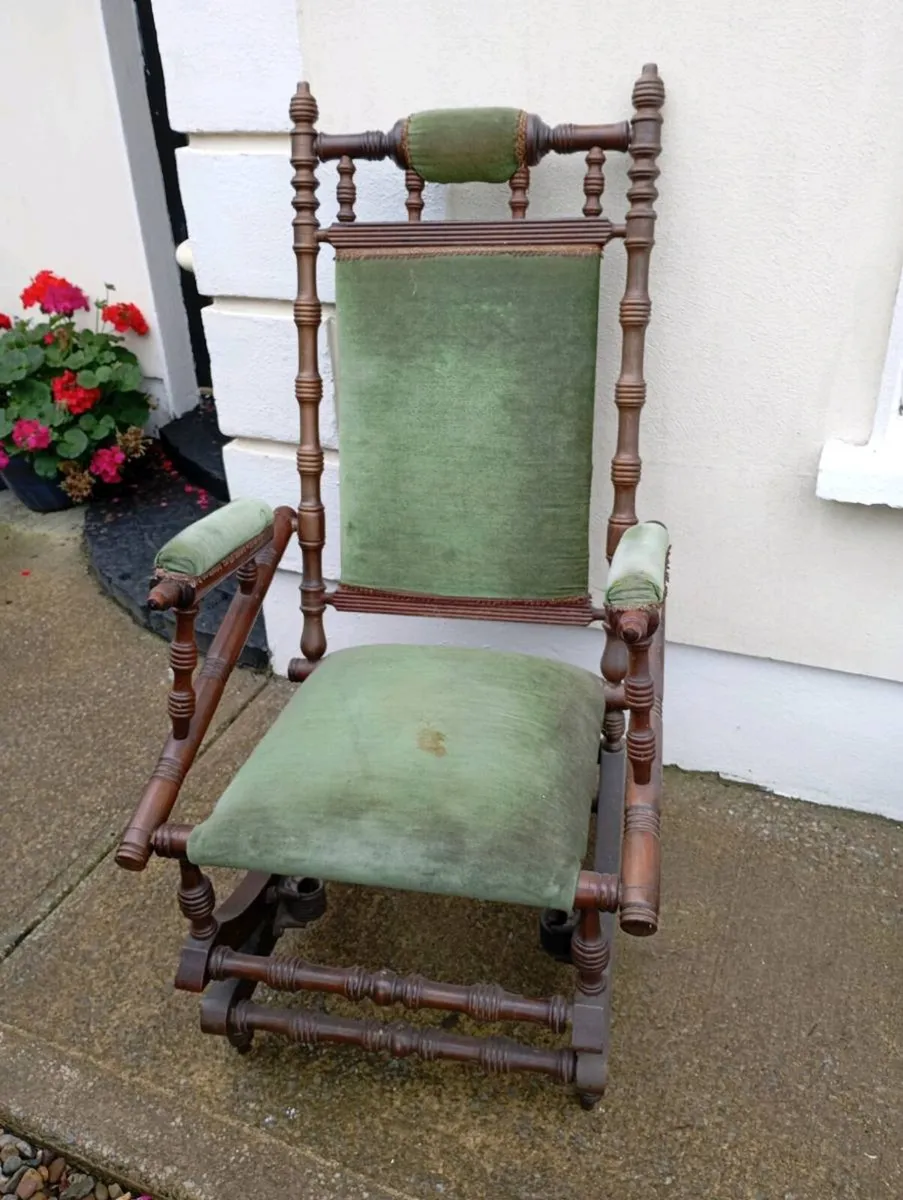 Antique Rocking Chair - Image 1