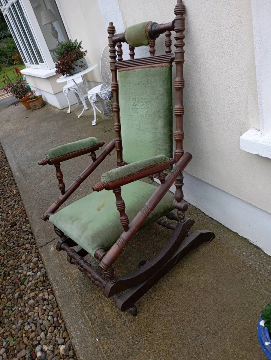 Antique Rocking Chair - Image 2